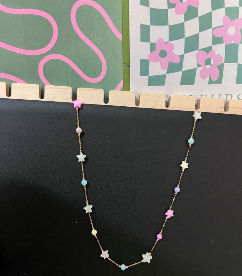 Cute Star Beaded Necklace