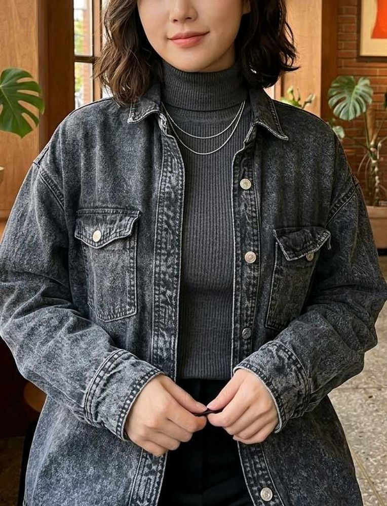 Washed Denim Jacket
