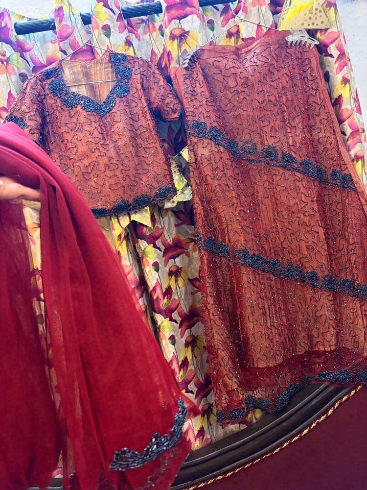 Vintage y2k lehenga choli set