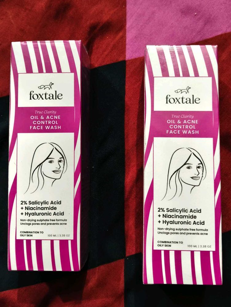 Foxtale Oil &amp; Acne Control Face Wash combo