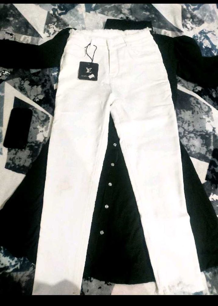White jeans