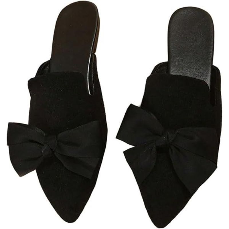 Black Bow Flats/ Mules