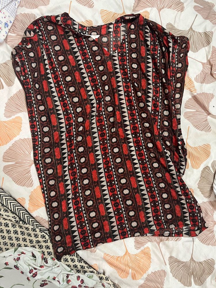 H&amp;M Boho Tunic Top