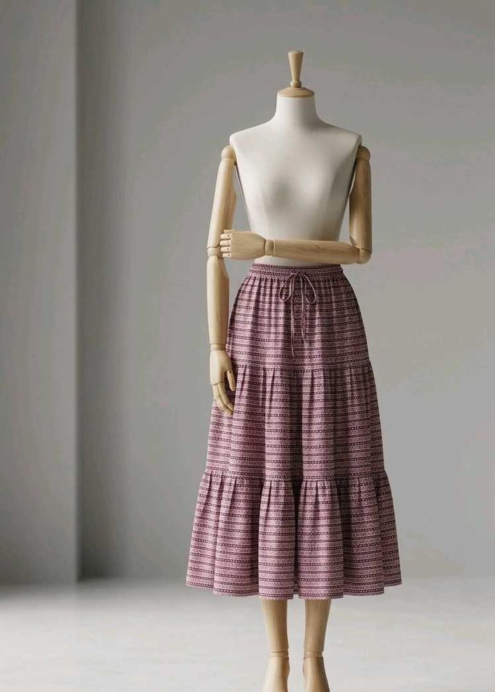 Boho Tiered Maxi Skirt