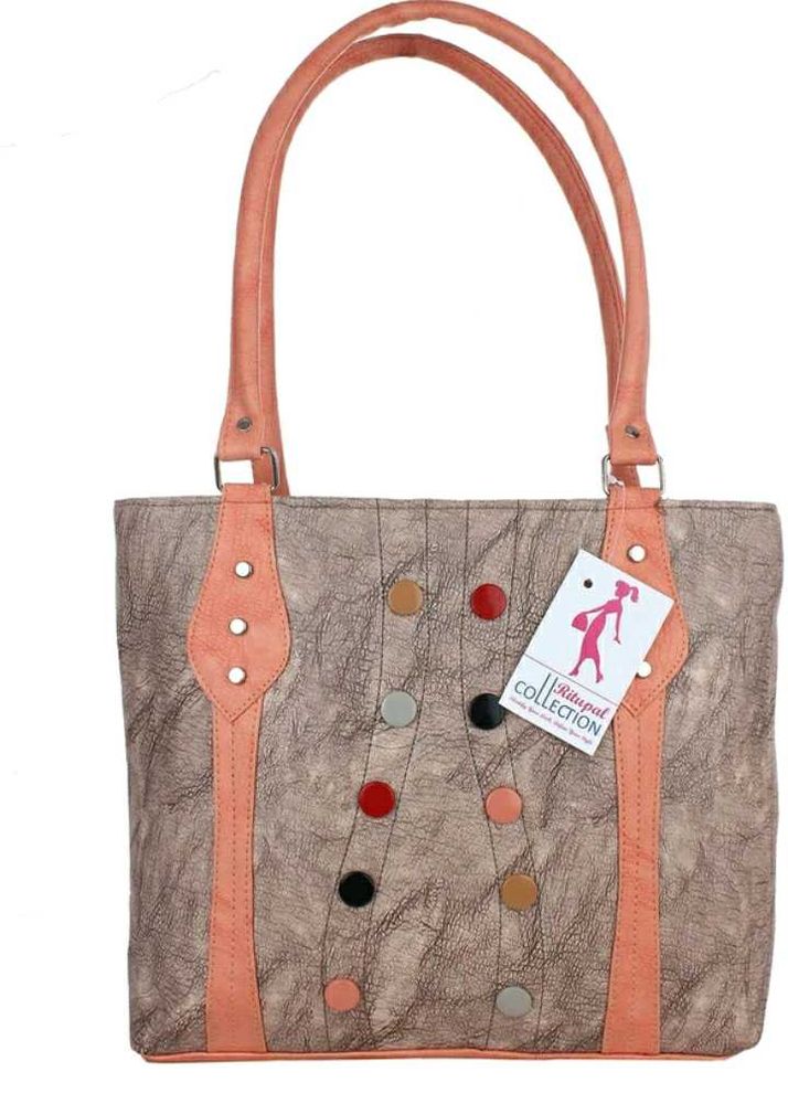Women Brown, Beige Tote