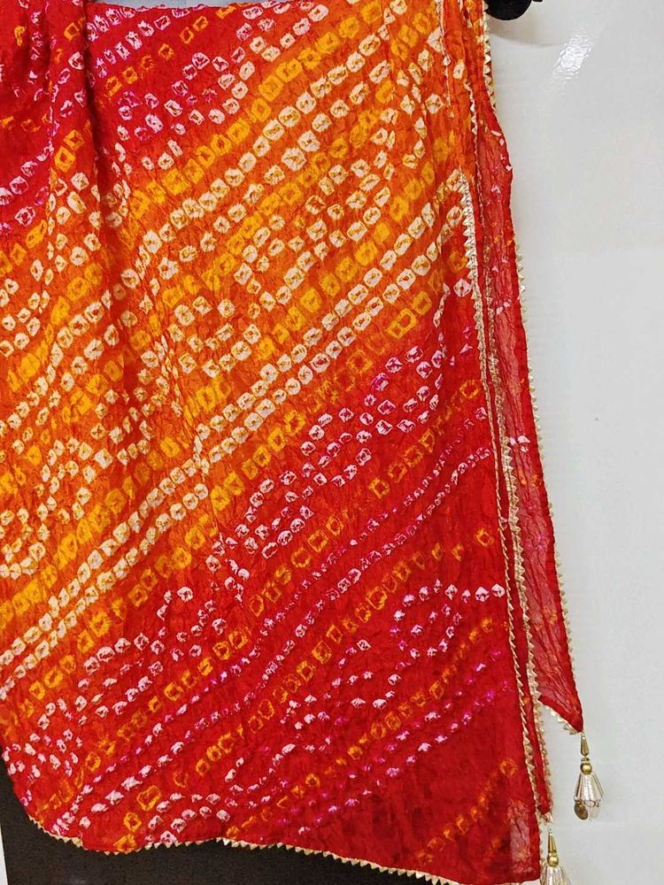 Vibrant Bandhani Dupatta