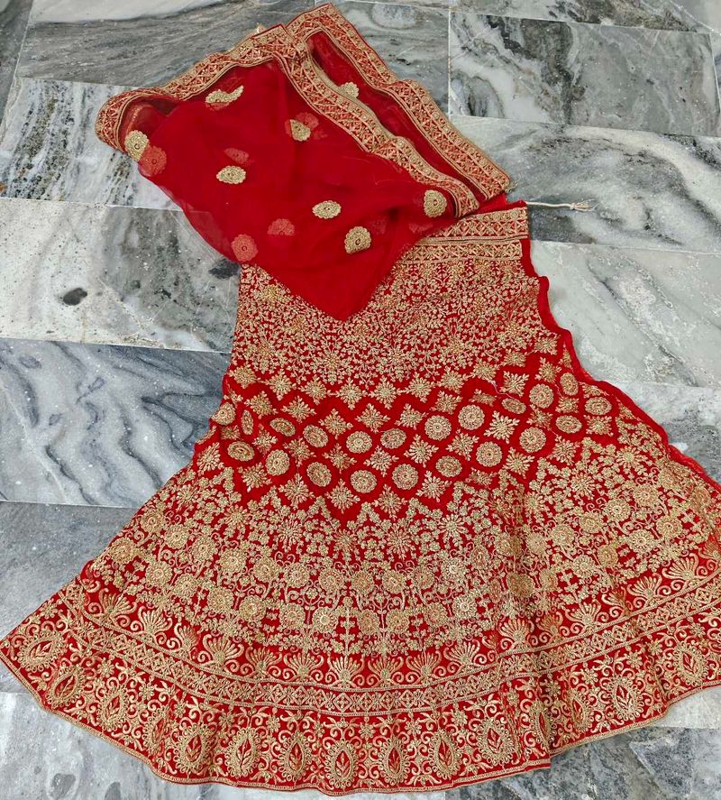 Heavy Velvet Bridal Lehenga