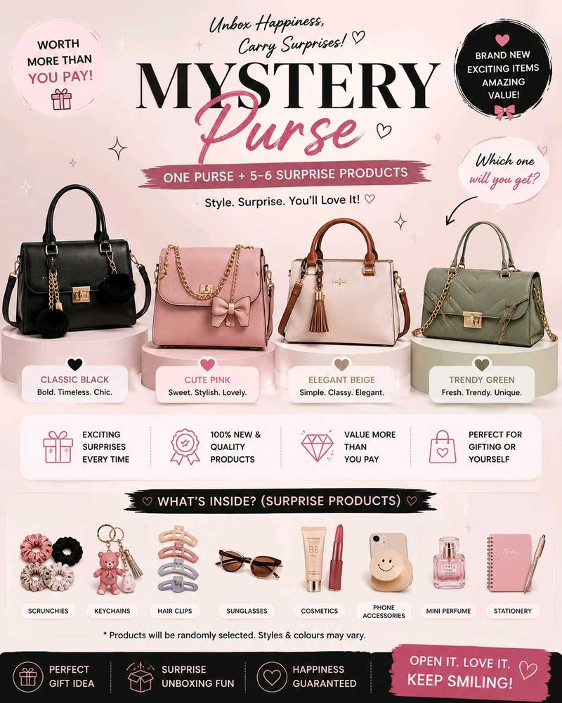 Mystery Purse Combo with products
