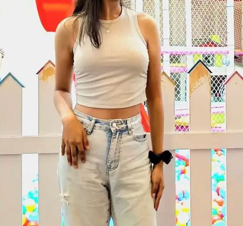 Ribbed Ruched Tank Top