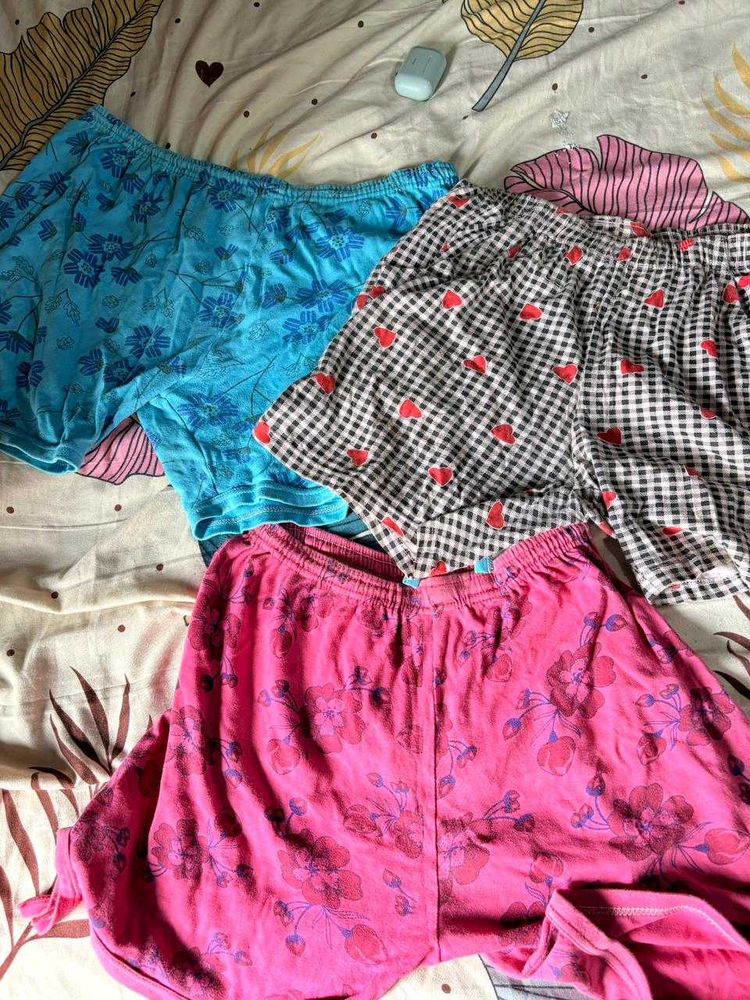 3 Pack Pajama Shorts