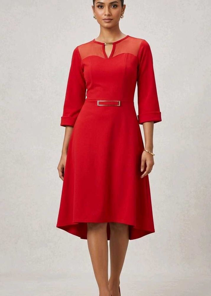 Elegant Red Gown