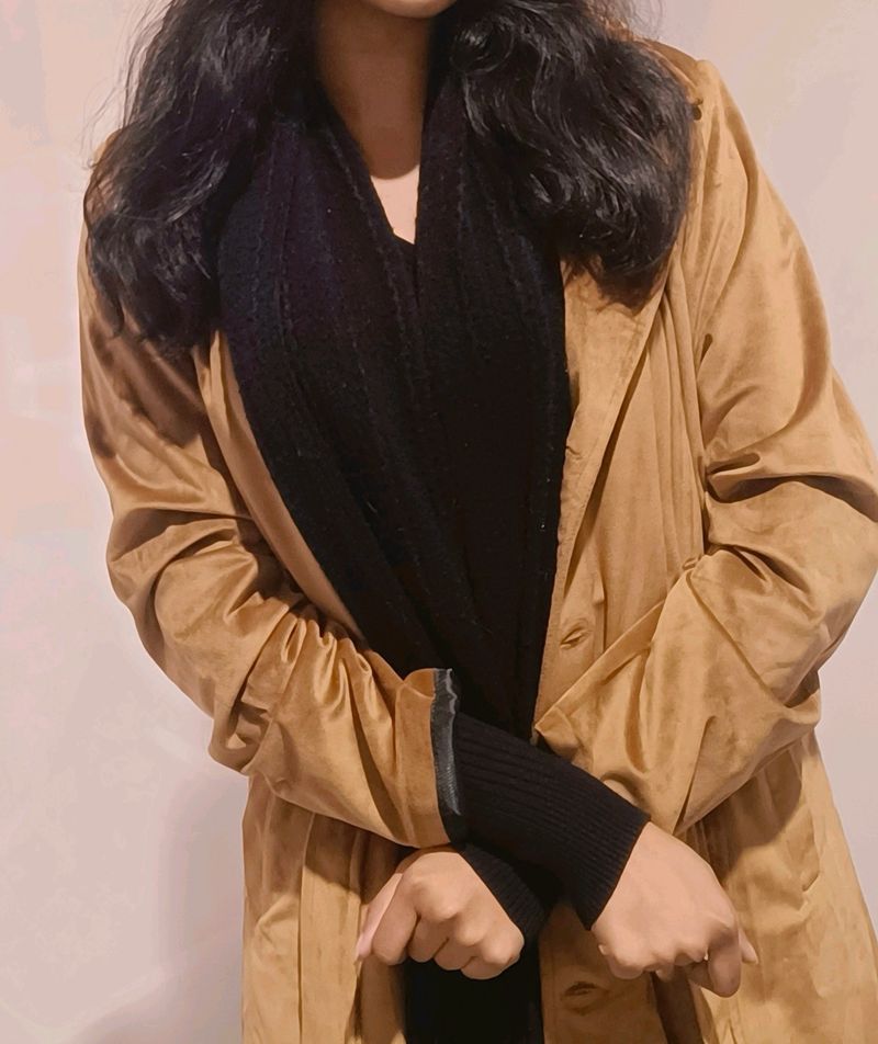 Velvet Long Coat