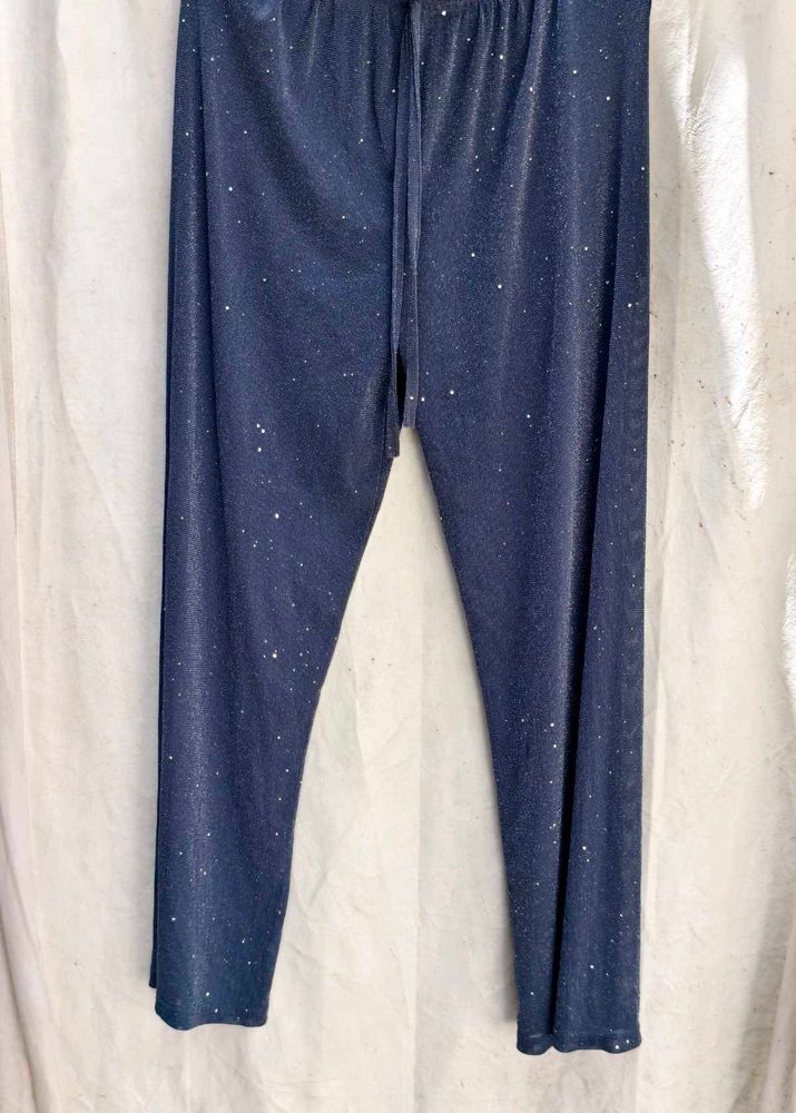 I. Sparkly Blue Leggings