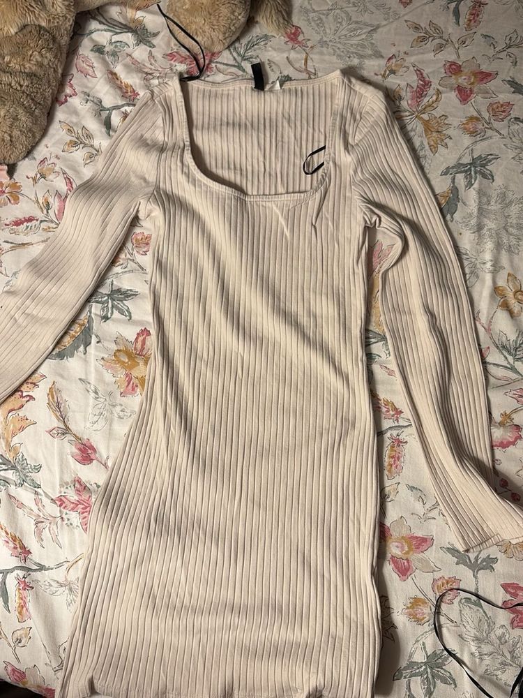 Ribbed Bodycon Mini Dress