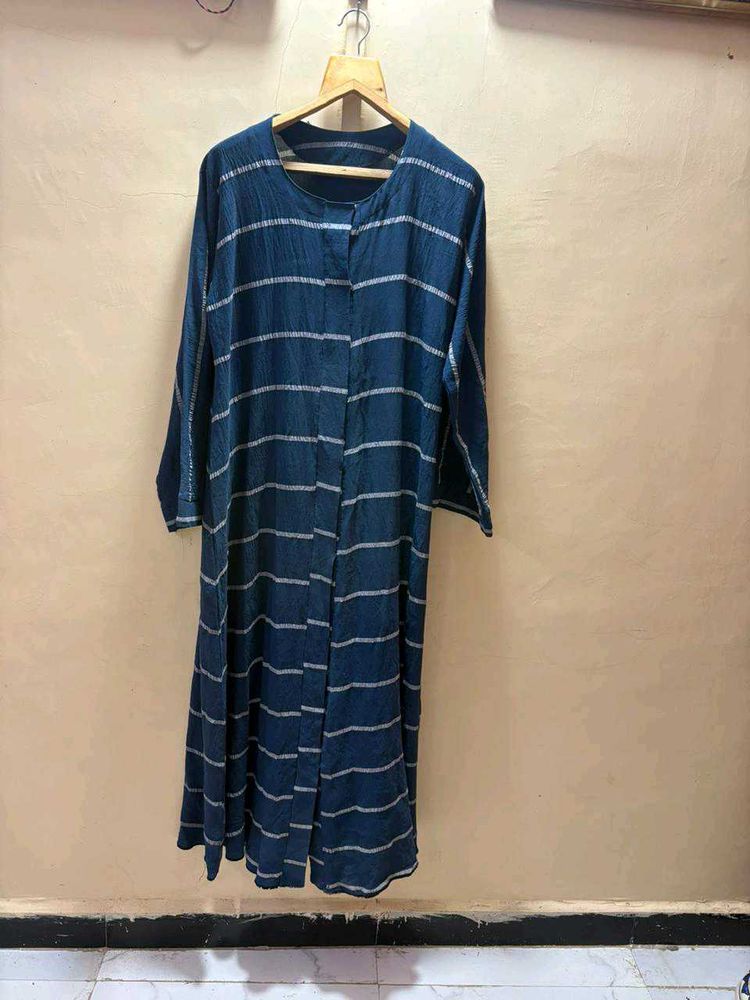 Stylish Blue Striped abaya