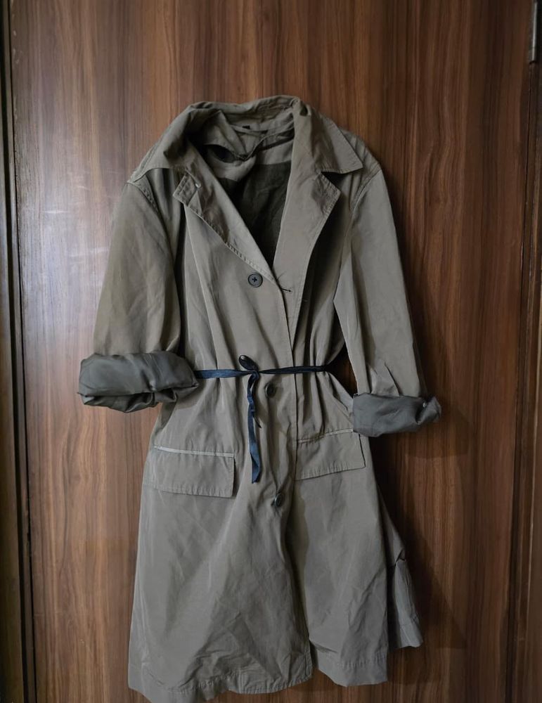 Elegant Lined Trench Coat