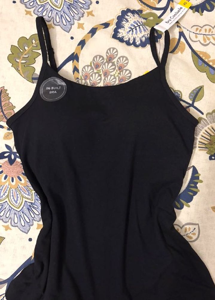 Black Camisole Spaghetti Strap Top