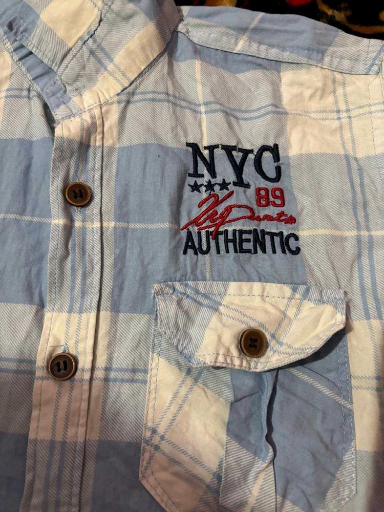 NYC Authentic Plaid Shirt