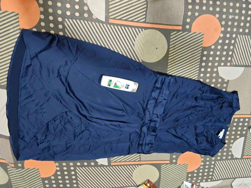 Navy Blue Dress h and m + new  shampoo fre