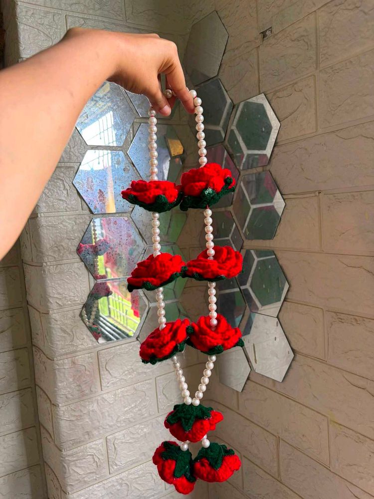 Handmade Floral haar for ganpati