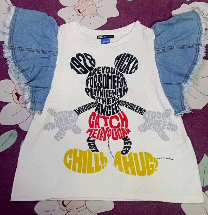 Zara Disney Graphic Tee