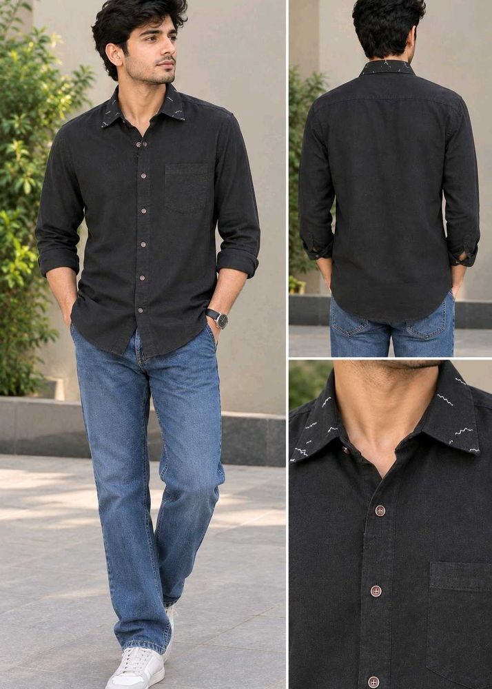 Classic Black Men's Shirt