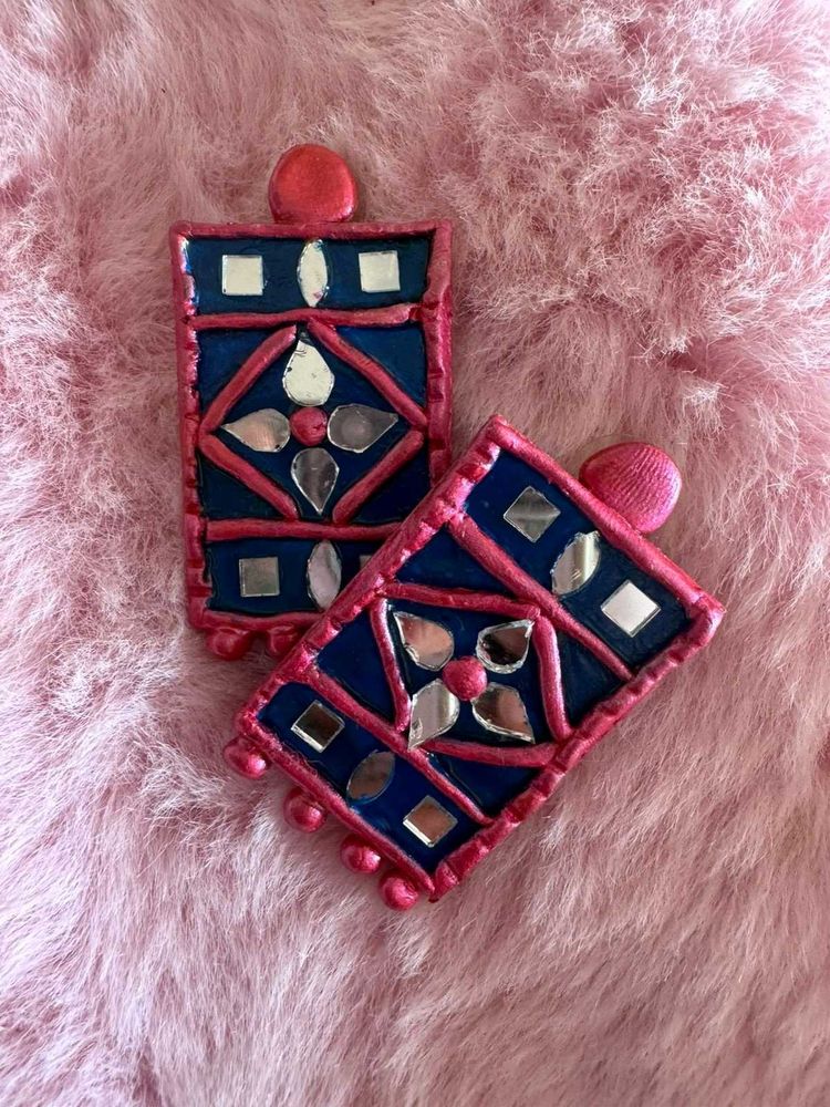 Handmade Mirror Earrings