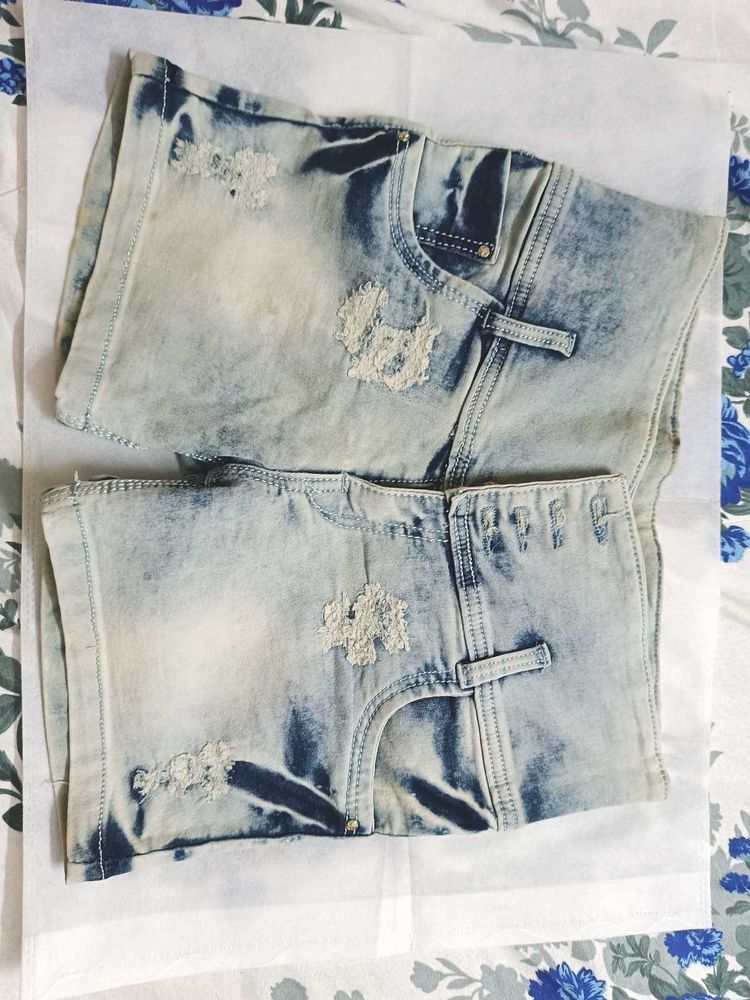 Denim Hot pants for Girls