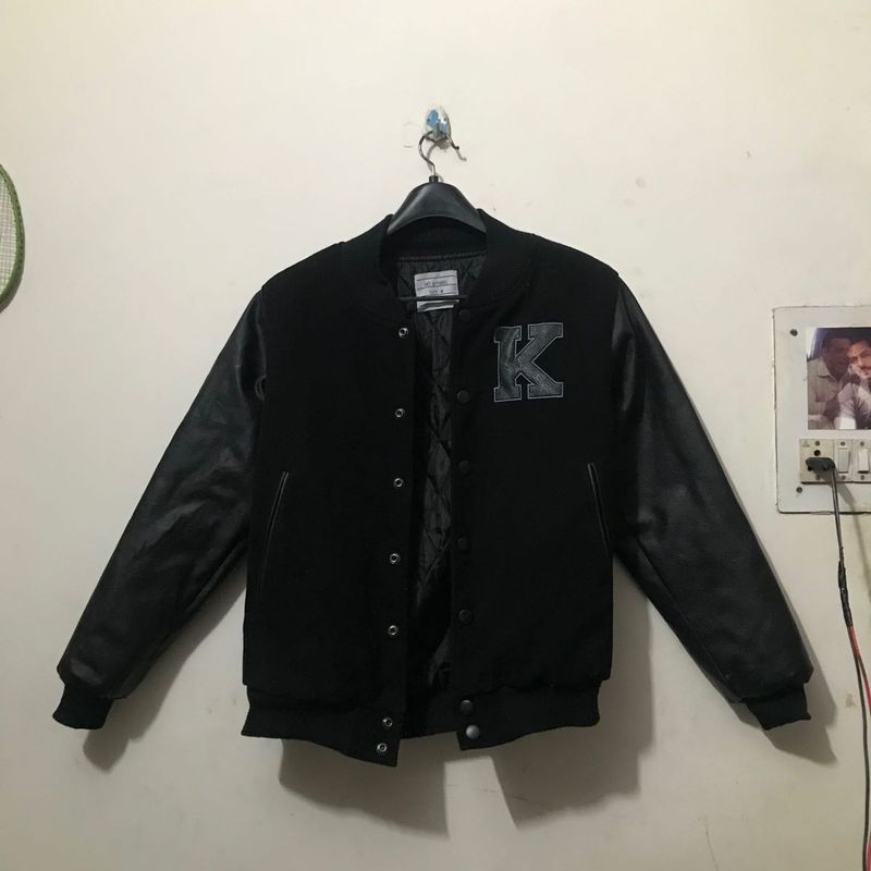 Baseball Black Varsity Jacket