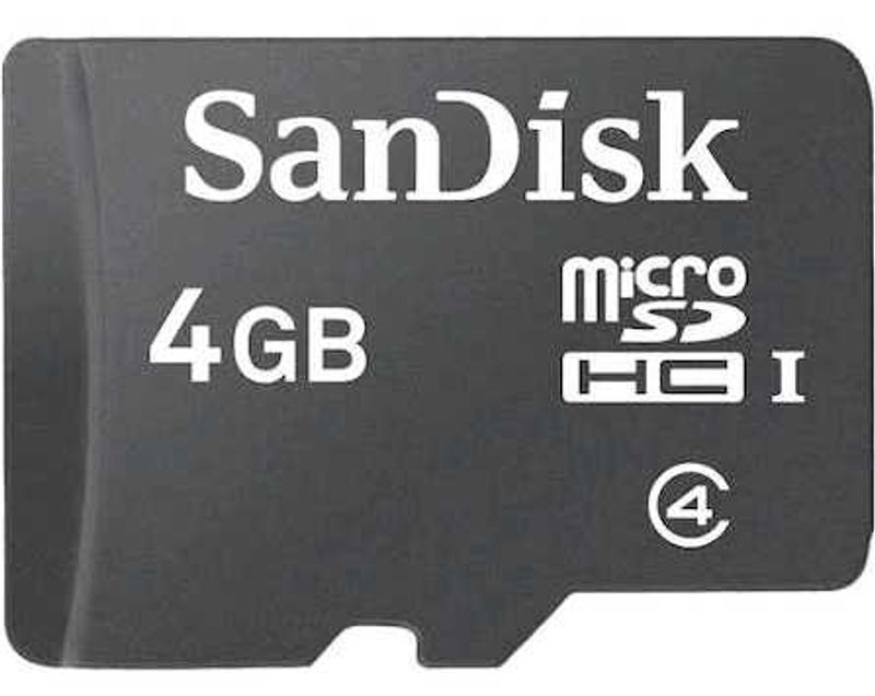 SanDisk 4GB MicroSDHC Card