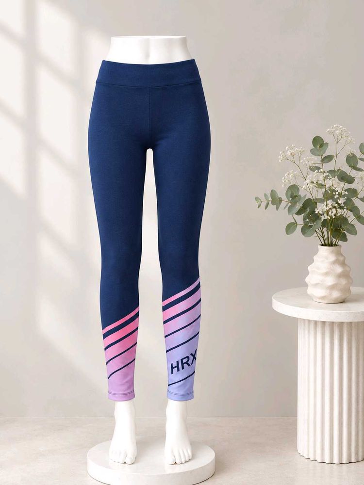 HRX Navy Blue Active Leggings