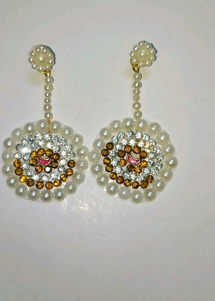 Earnings Round unique jarkan Moti shape 2 set