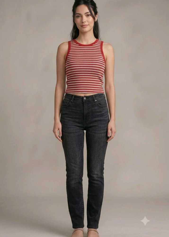 Retro Striped Tank Top