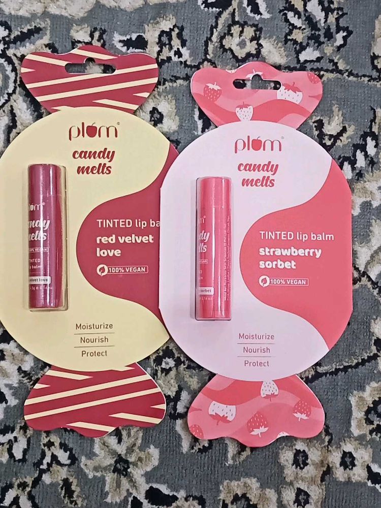 Plum Candy Melts Tinted Lip Balms