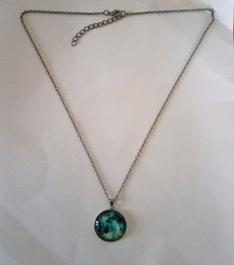 Moon Glow In The Dark Necklace