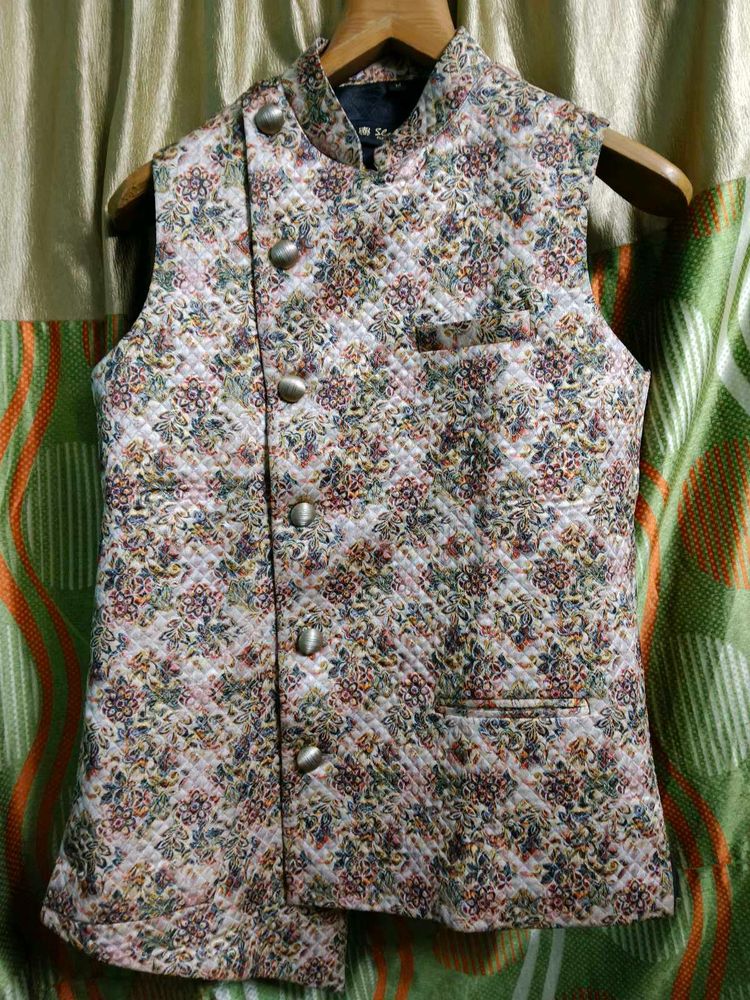 Floral Print Ethnic Jacket