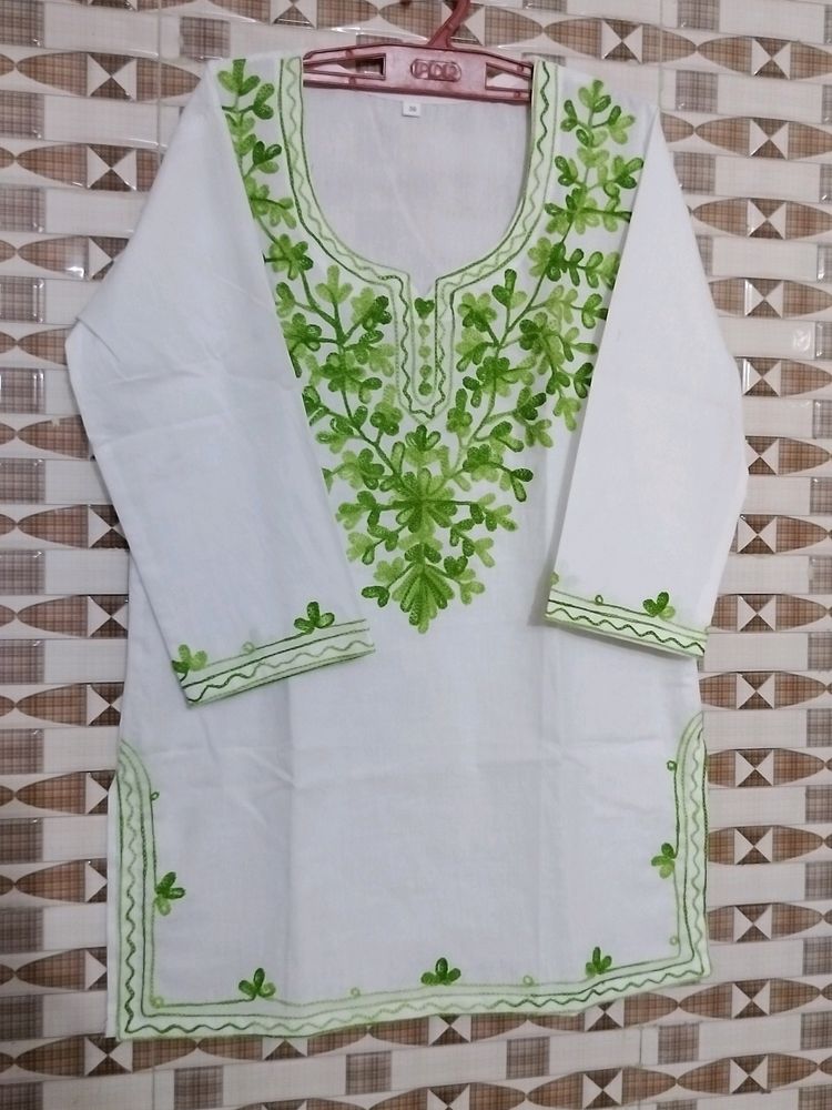 Embroidered Cotton Kurti