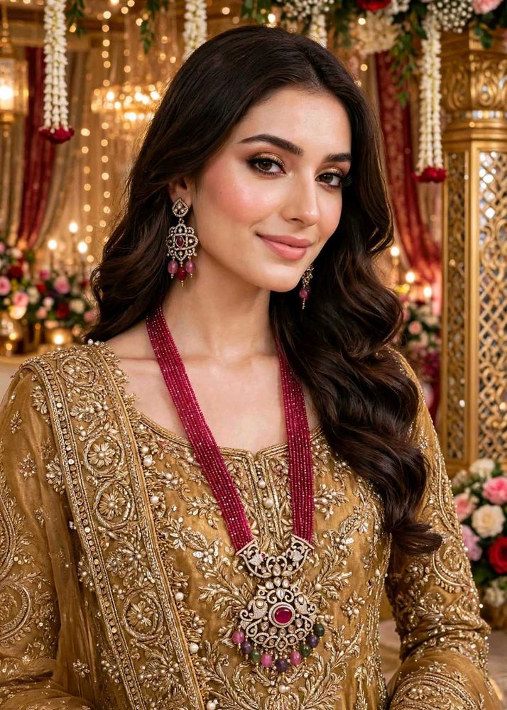 Stunning Beaded Necklace &amp; Earring Set