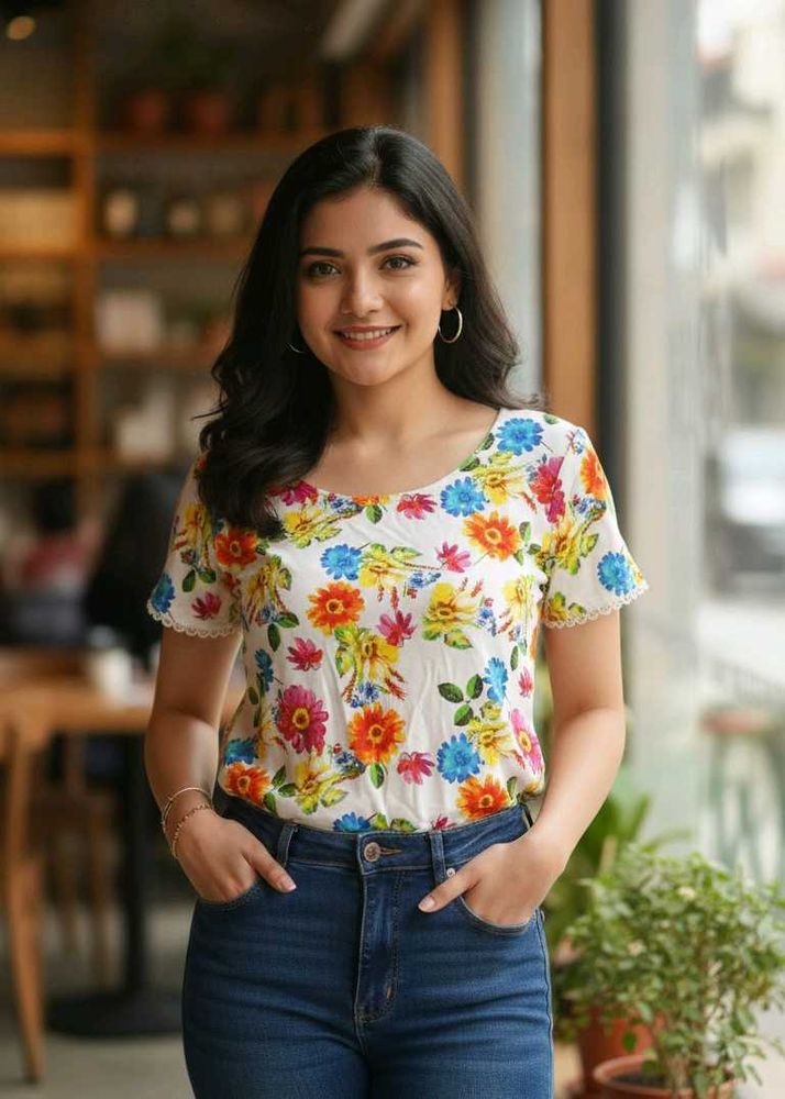Floral Print Top