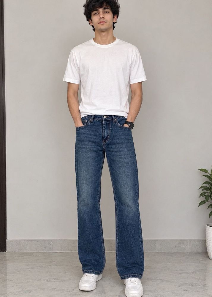 Men's Classic Blue Denim Jeans