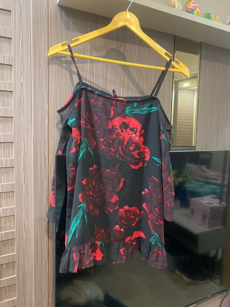 Floral Off-Shoulder Top