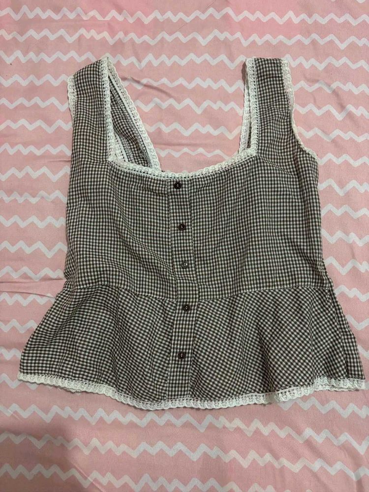 gingham top