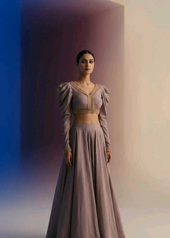 Elegant Lilac Lehenga Choli