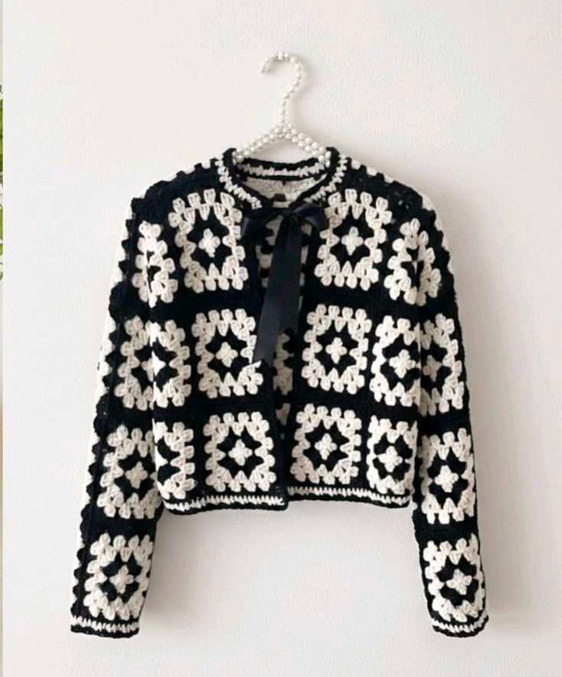 Chic Crochet Cardigan