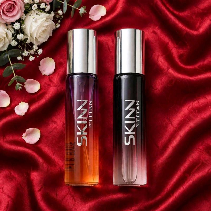 Skinn by Titan Perfume Duo sheer &amp; Nude