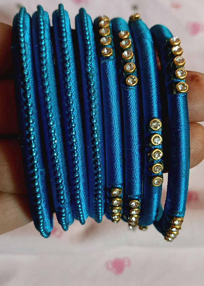 Blue &amp; Gold Bangles