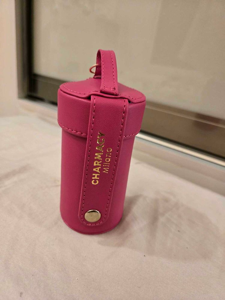 Hot Pink Pouch with Strap