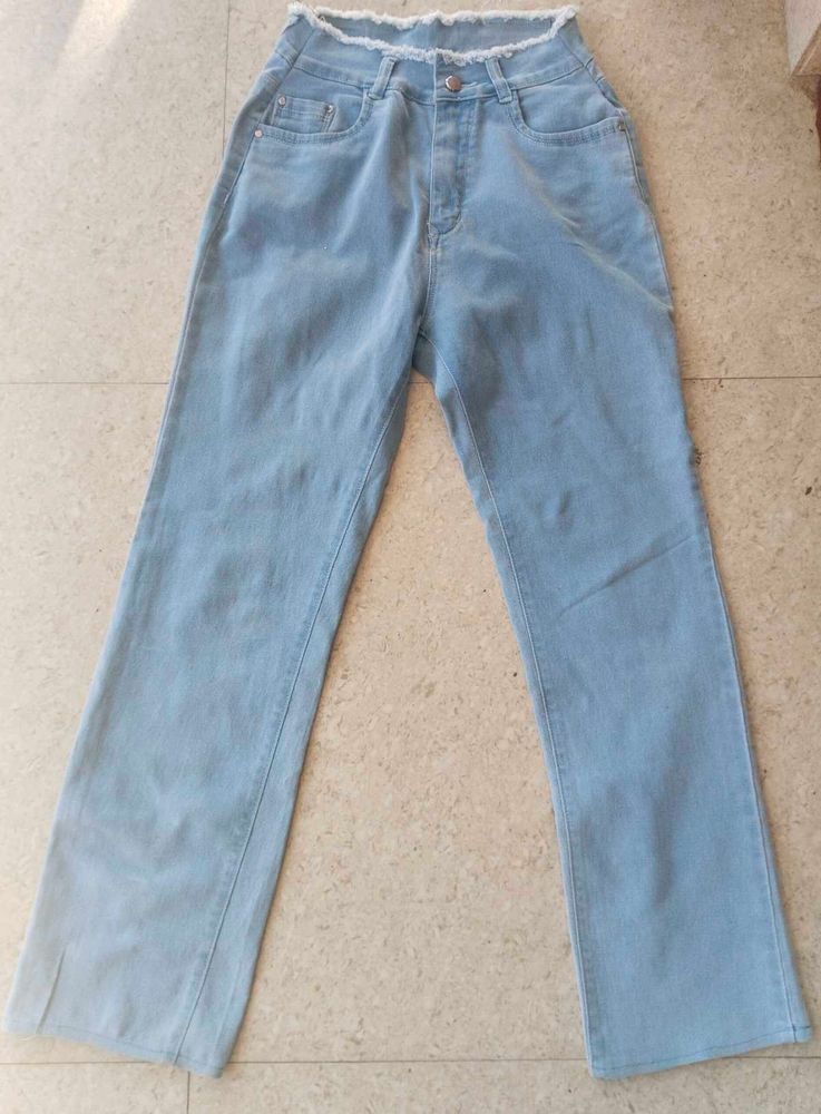 Light Wash Denim Jeans