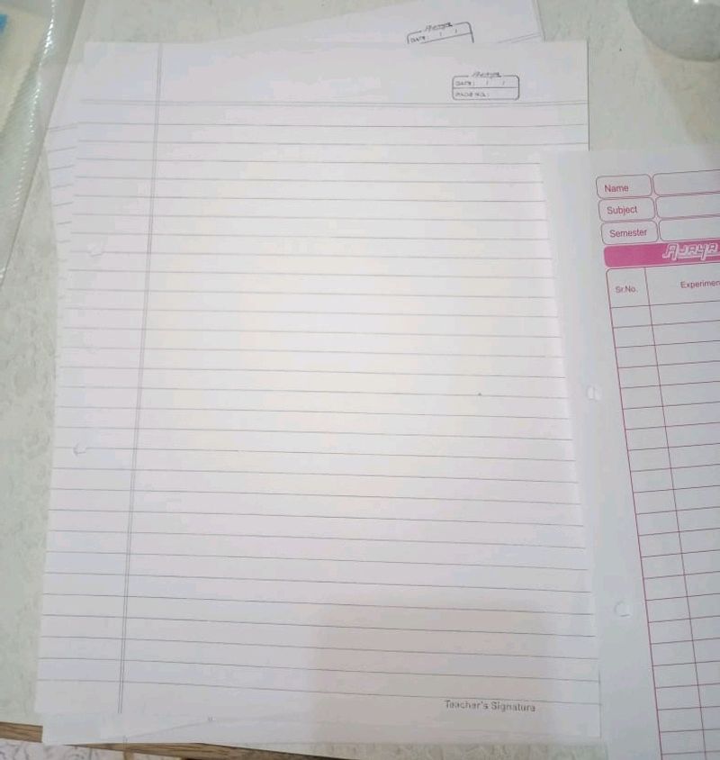 Gadgets > Office Supplies & Stationery | Project /File Work Pages (One ...