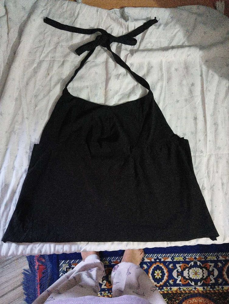 Chic Black Halter Top